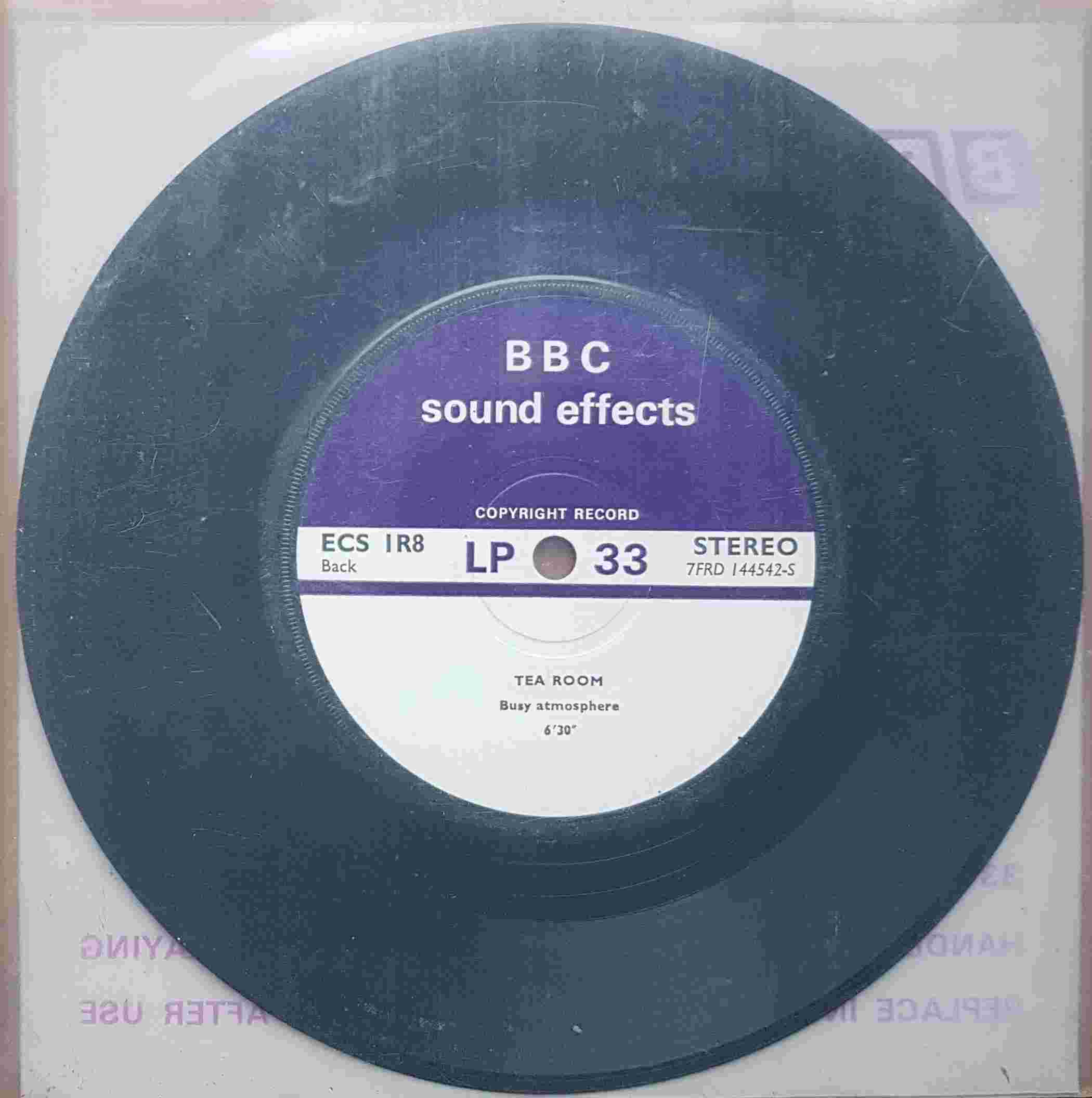 Picture of ECS 1R8 Restaurant / Tea room by artist Not registered from the BBC records and Tapes library